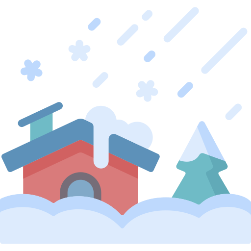 tormenta de nieve Special Flat icono