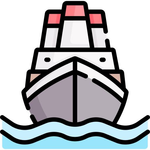 barco de carga Special Lineal color Ícone