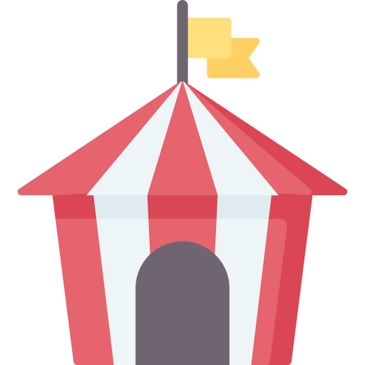 tenda da circo Special Flat icona