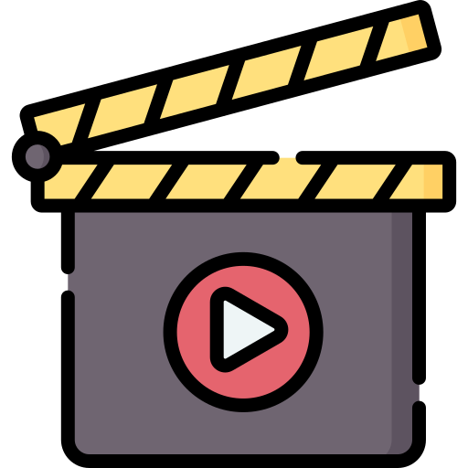 clapperboard Special Lineal color icon
