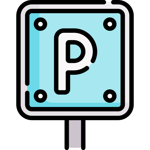 Parking area Special Lineal color icon