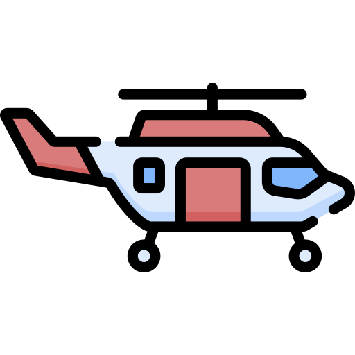 ヘリコプター Special Lineal color icon