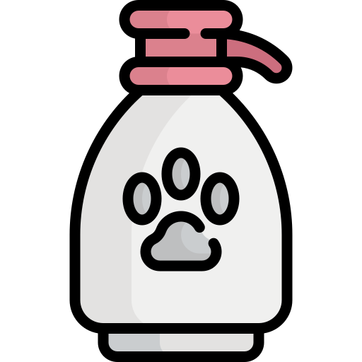 shampoo voor huisdieren Kawaii Lineal color icoon