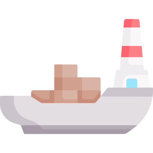 vrachtschip Special Flat icoon