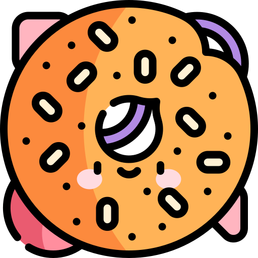 bagels Kawaii Lineal color icon