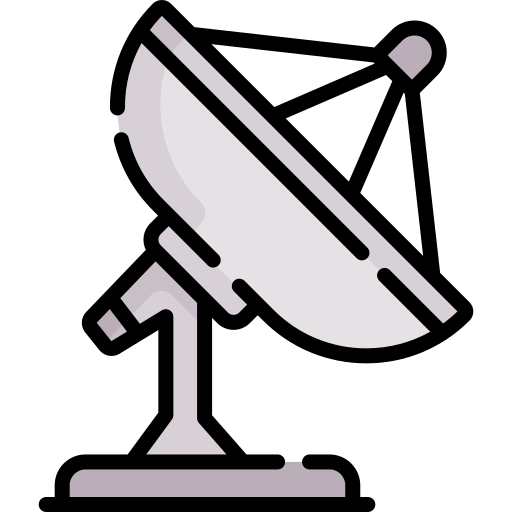 antena satelitarna Special Lineal color ikona