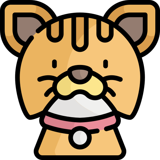 Cat Kawaii Lineal color icon