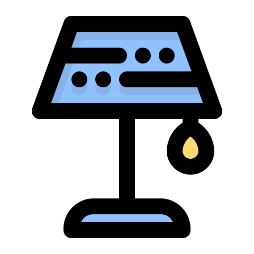lampada Generic Outline Color icona