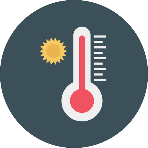 thermometer Dinosoft Circular icoon