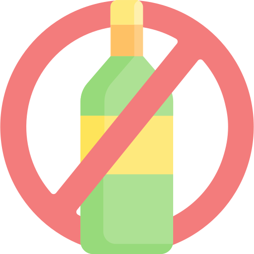 No alcohol Special Flat icon