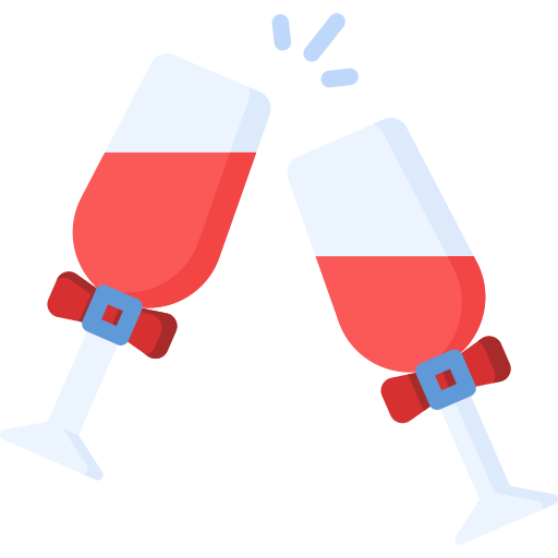 Wine glasses Special Flat icon