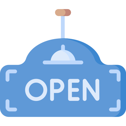 Open sign Special Flat icon