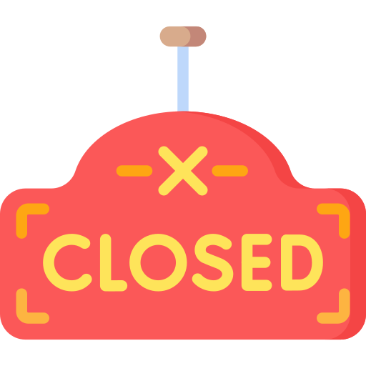 Closed sign Special Flat icon