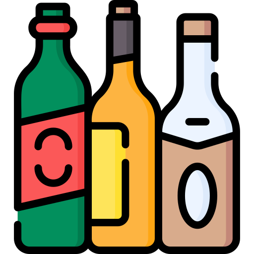 Wine bottles Special Lineal color icon