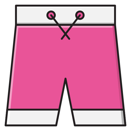 pantalones cortos Vector Stall Lineal Color icono
