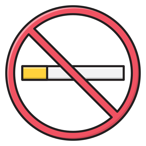 no fumar Vector Stall Lineal Color icono