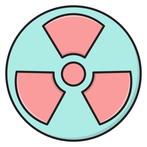 Nuclear energy Vector Stall Lineal Color icon