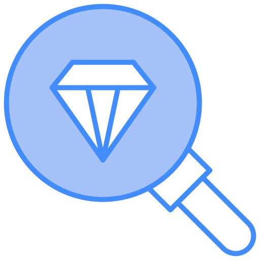 Search Generic Blue icon