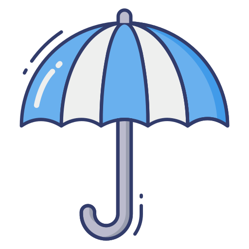 Umbrella Dinosoft Lineal Color icon