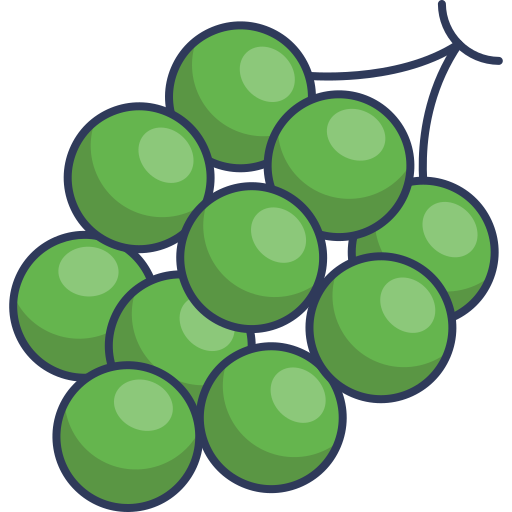 Grapes Dinosoft Lineal Color icon