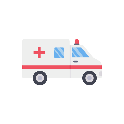 krankenwagen Dinosoft Flat icon