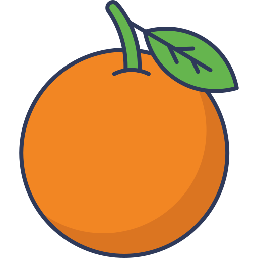апельсин Dinosoft Lineal Color иконка