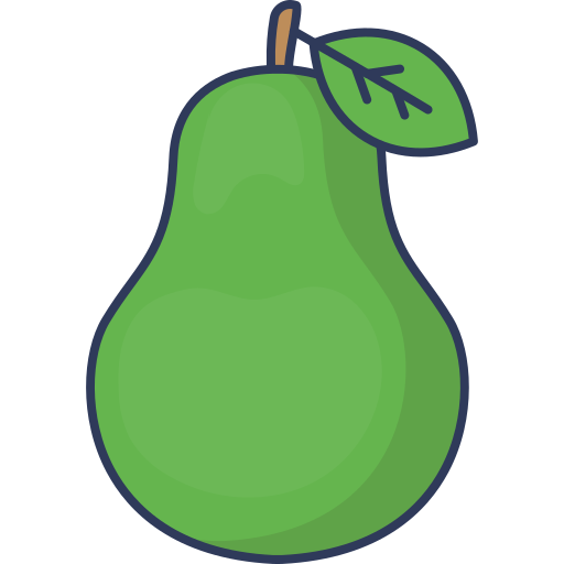 Pear Dinosoft Lineal Color icon