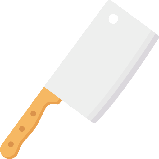 coltello da mannaia Dinosoft Flat icona