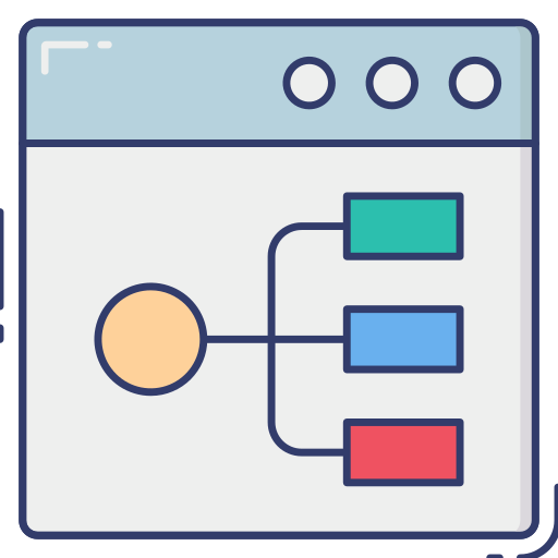 webbrowser Dinosoft Lineal Color icon