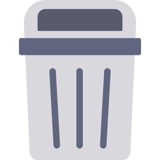 Garbage can Dinosoft Flat icon