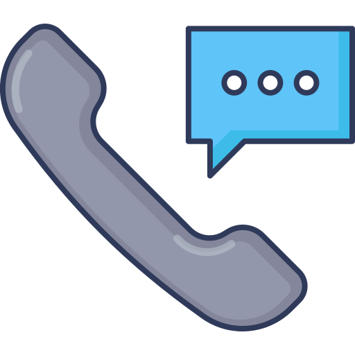 telefoongesprek Dinosoft Lineal Color icoon