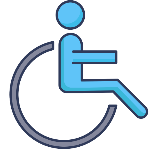 Wheelchair Dinosoft Lineal Color icon