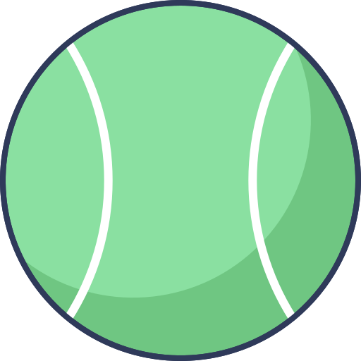 palla da tennis Dinosoft Lineal Color icona