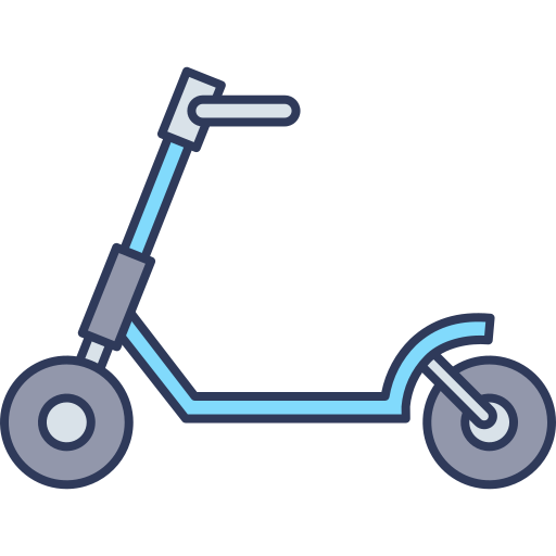 Scooter Dinosoft Lineal Color icon