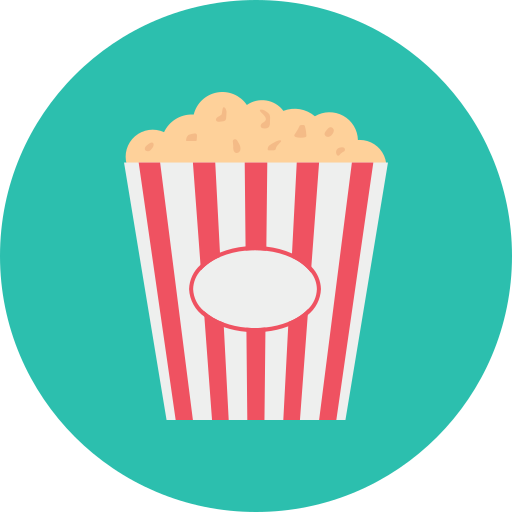 popcorn Dinosoft Circular icon