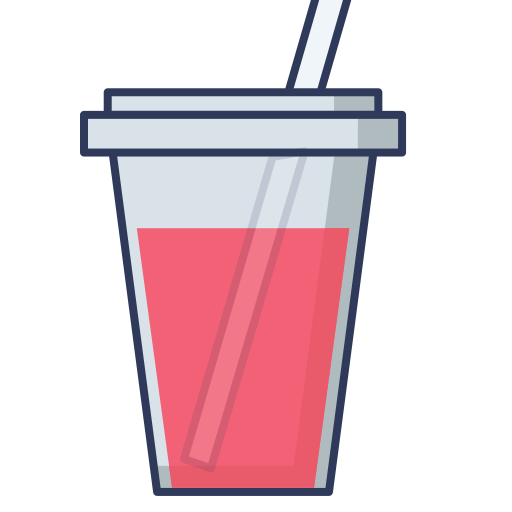 Strawberry juice Dinosoft Lineal Color icon