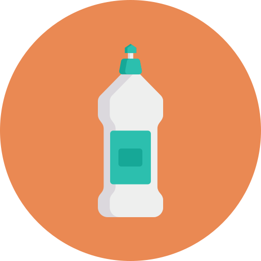 líquido de limpieza Dinosoft Circular icono