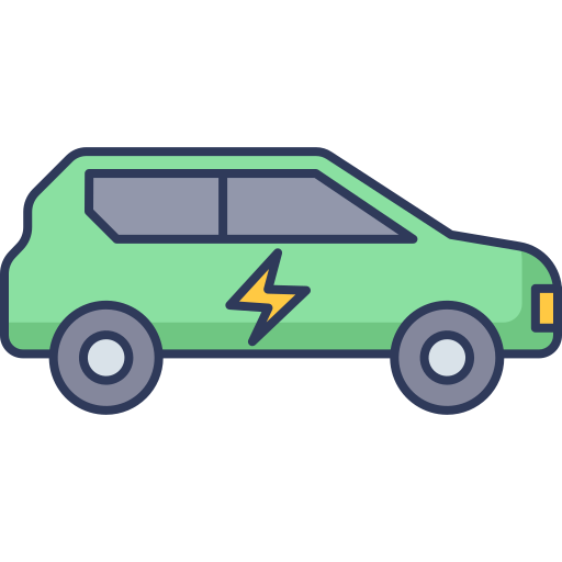 Eco car Dinosoft Lineal Color icon
