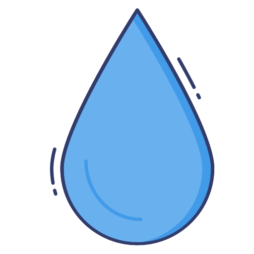 Water drop Dinosoft Lineal Color icon