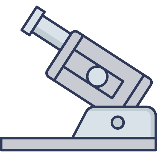 portaobjetos de microscopio Dinosoft Lineal Color icono