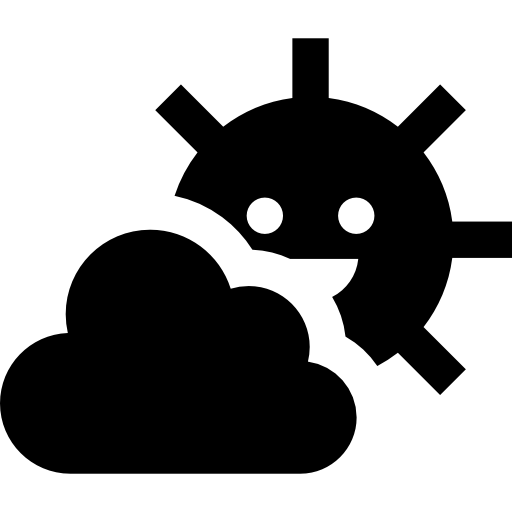 曇り Basic Straight Filled icon