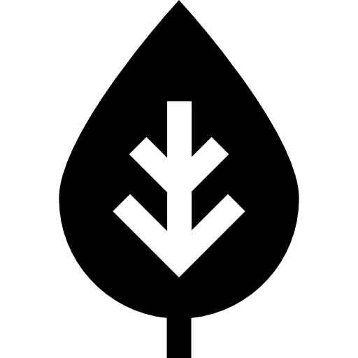 잎 Basic Straight Filled icon