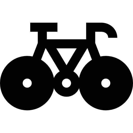 bicicletta Basic Straight Filled icona