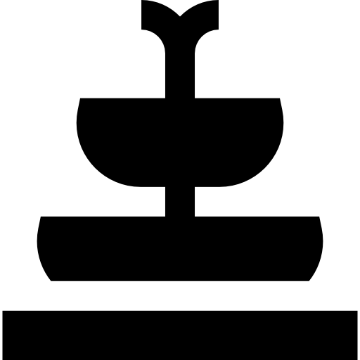 fontana Basic Straight Filled icona