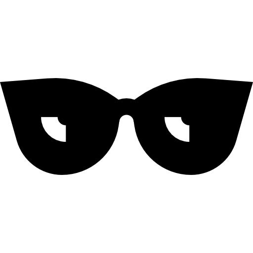 occhiali da sole Basic Straight Filled icona