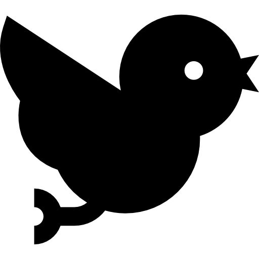 Птица Basic Straight Filled иконка