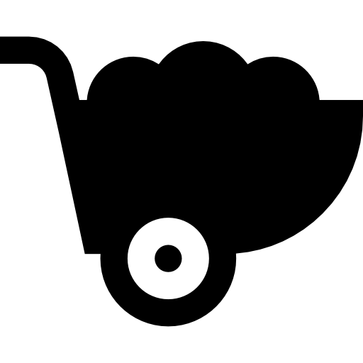 Wheelbarrow Basic Straight Filled icon
