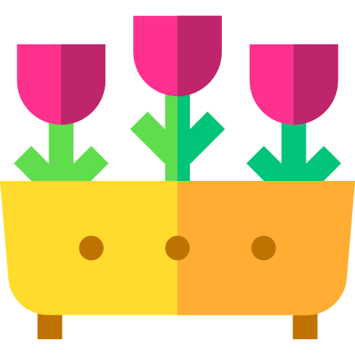 rośliny Basic Straight Flat ikona