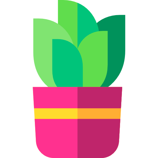 rośliny Basic Straight Flat ikona
