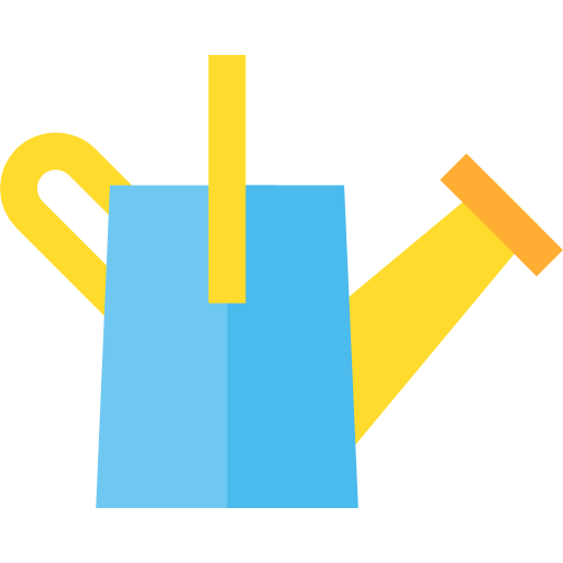 Watering can Basic Straight Flat icon